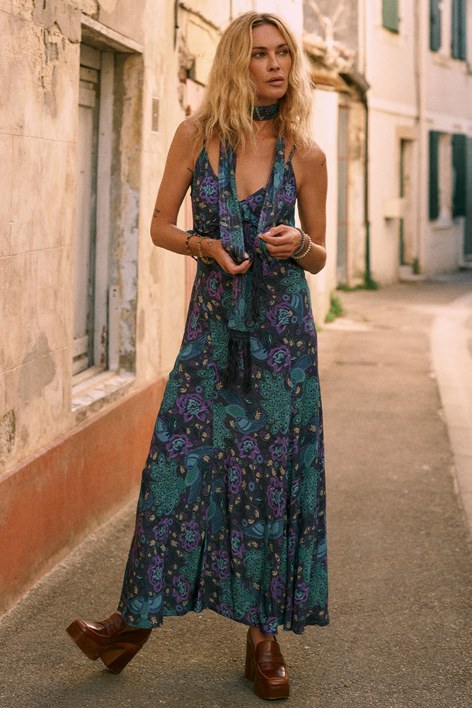 Bohème Bias Slip Dress