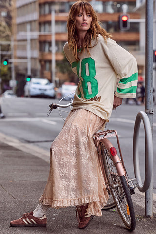 Labyrinth Lace Maxi Skirt