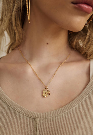 Love Lock Charm Necklace