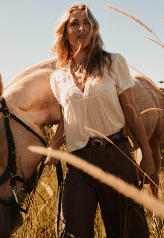 Elsa Cropped Blouse