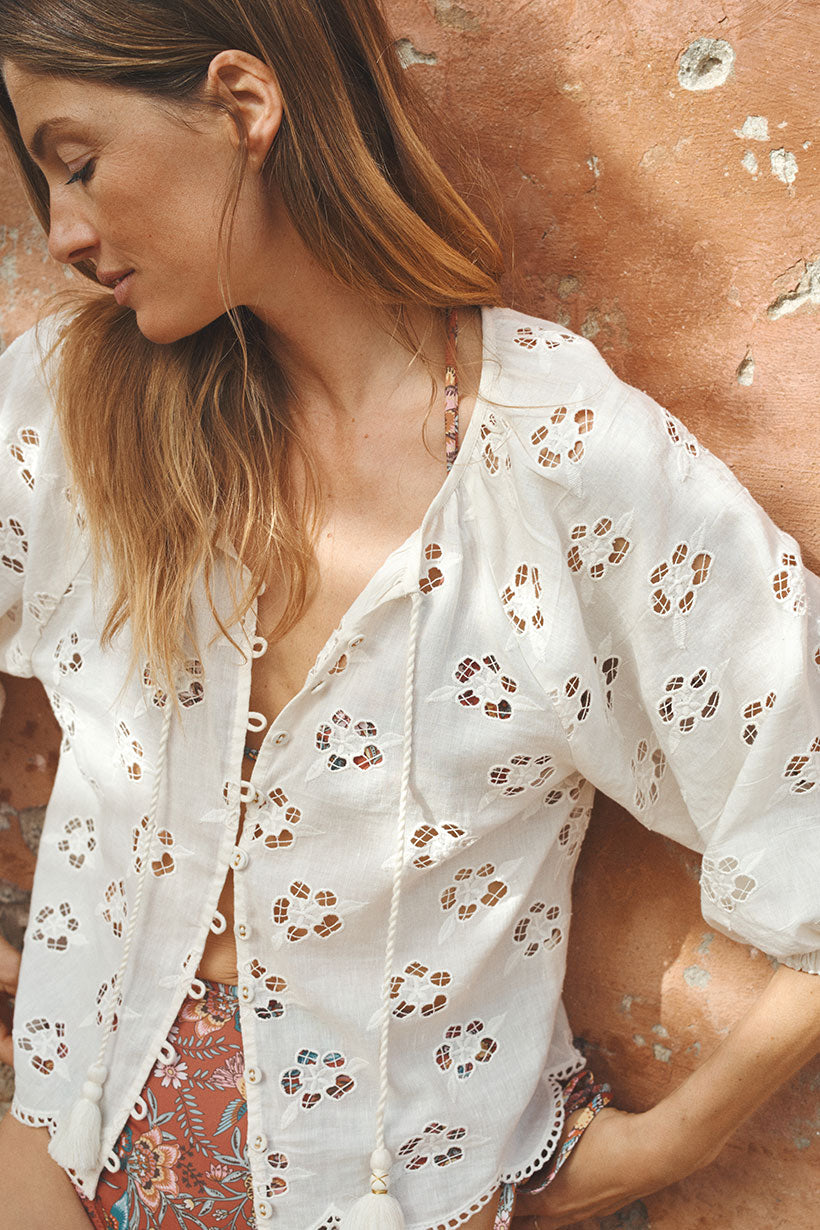 Love Note Broderie Blouse – SPELL