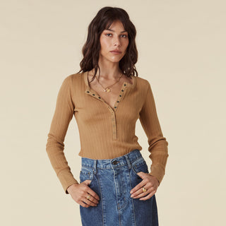 Stella Rib Henley Top