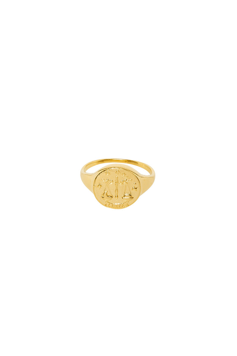 Libra Stargazer Zodiac Ring